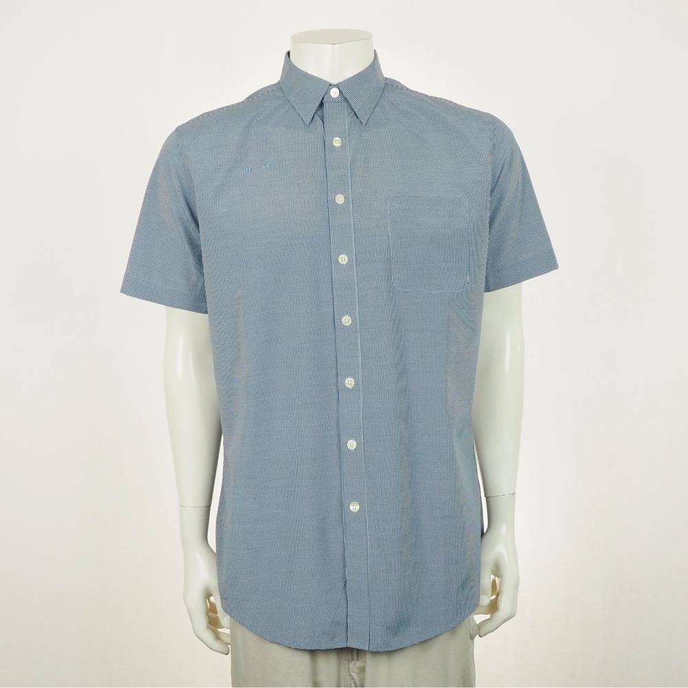 Oobe Chick-fil-A Button Down Shirt Mens Medium Blue Employee Uniform Manager